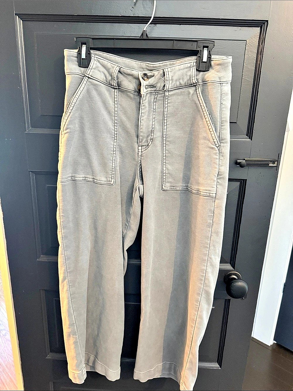 Maurices Gray Utility Ankle Pants
